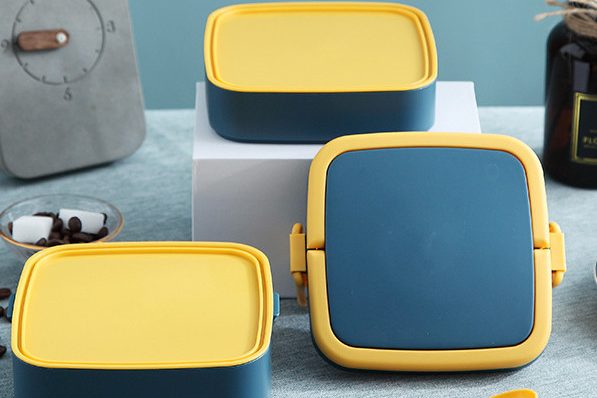 Adult leakproof eco friendly plastic lunch box (1)