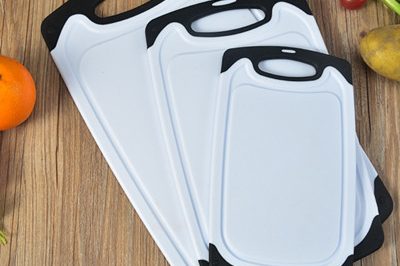 Dishwasher safe plastic kitchen cutting boards