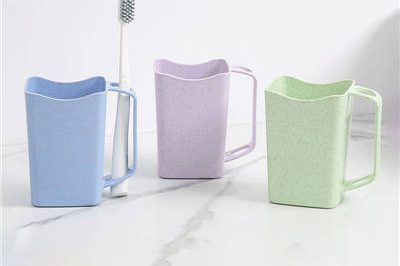 Eco-friendly biodegradable tableware plastic mugs (2)