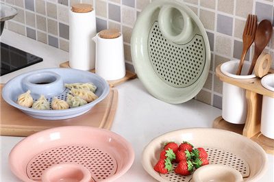 Environmental friendly dumpling plastic plate (1)