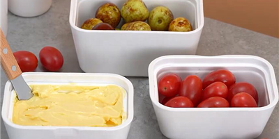 Fashion style multifunctional melamine box with wood cover (3)