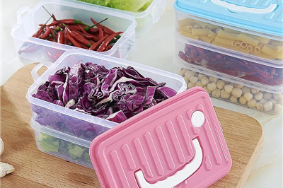 Hot sale two or three layers plastic food container (1)
