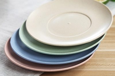 Microwave safe portable travel plastic plate (4)