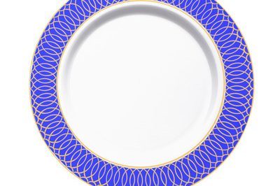 Party plastic dinnerware disposable plate (3)