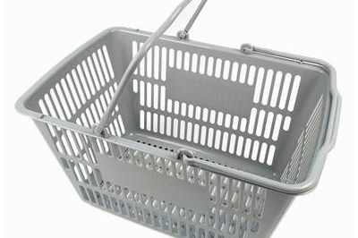 Small plastic hand shopping basket (1)