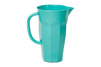 Solid color melamine plastic water mugs (2)