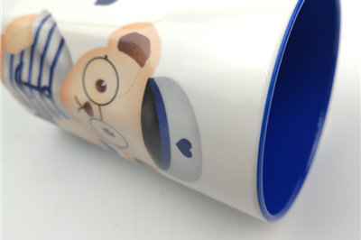 Tall drinking plastic melamine cups (3)