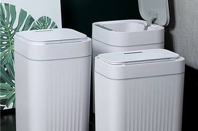Waterproof household plastic smart waste bin (3)