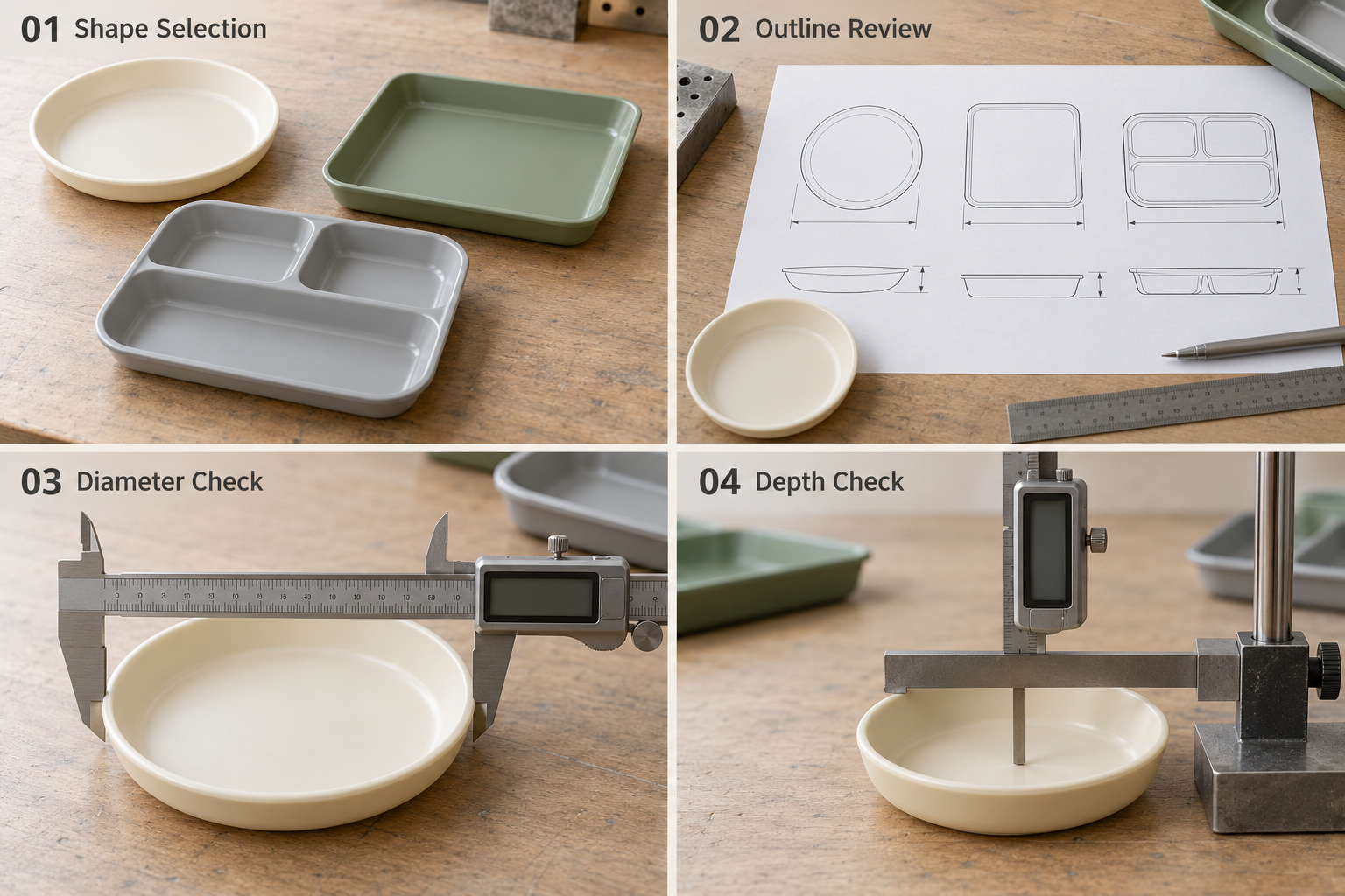 Custom plastic plate size and shape review